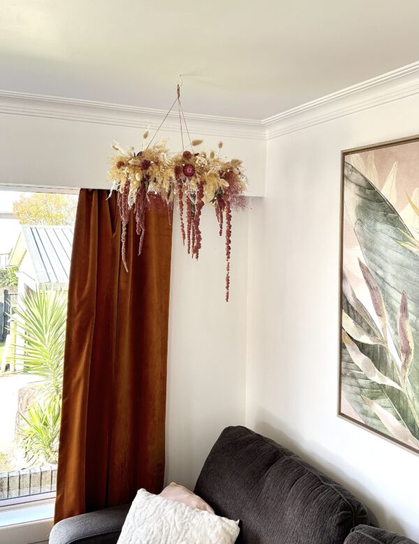 Boho Hanging Floral Hoop - Image 4