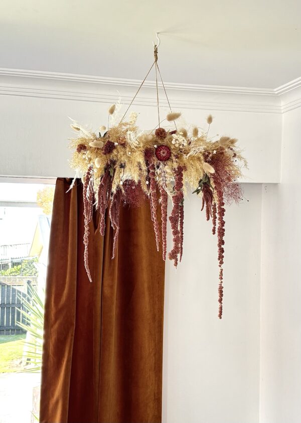 Boho Hanging Floral Hoop - Image 3