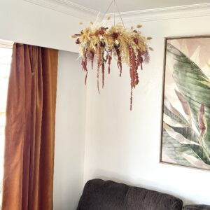 Boho Hanging Floral Hoop