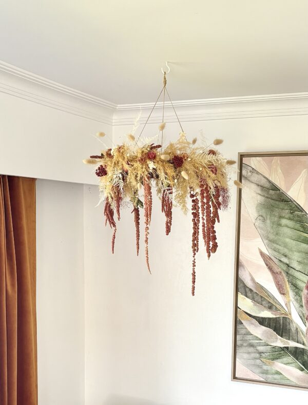 Boho Hanging Floral Hoop - Image 2