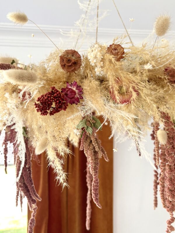Boho Hanging Floral Hoop - Image 6