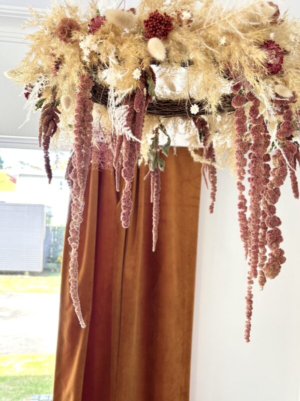 Boho Hanging Floral Hoop - Image 9