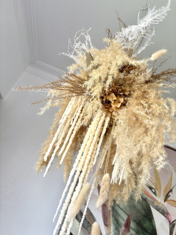 Rustic Floral Hanging Pouff - Image 5