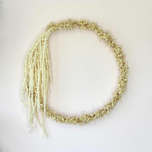 Gypsophila and Amaranthus Wreath